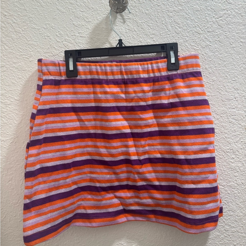 Forever 21 Orange and Purple Skirt